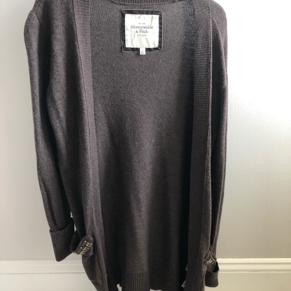 Abercrombie and Fitch Brown cardigan size Small